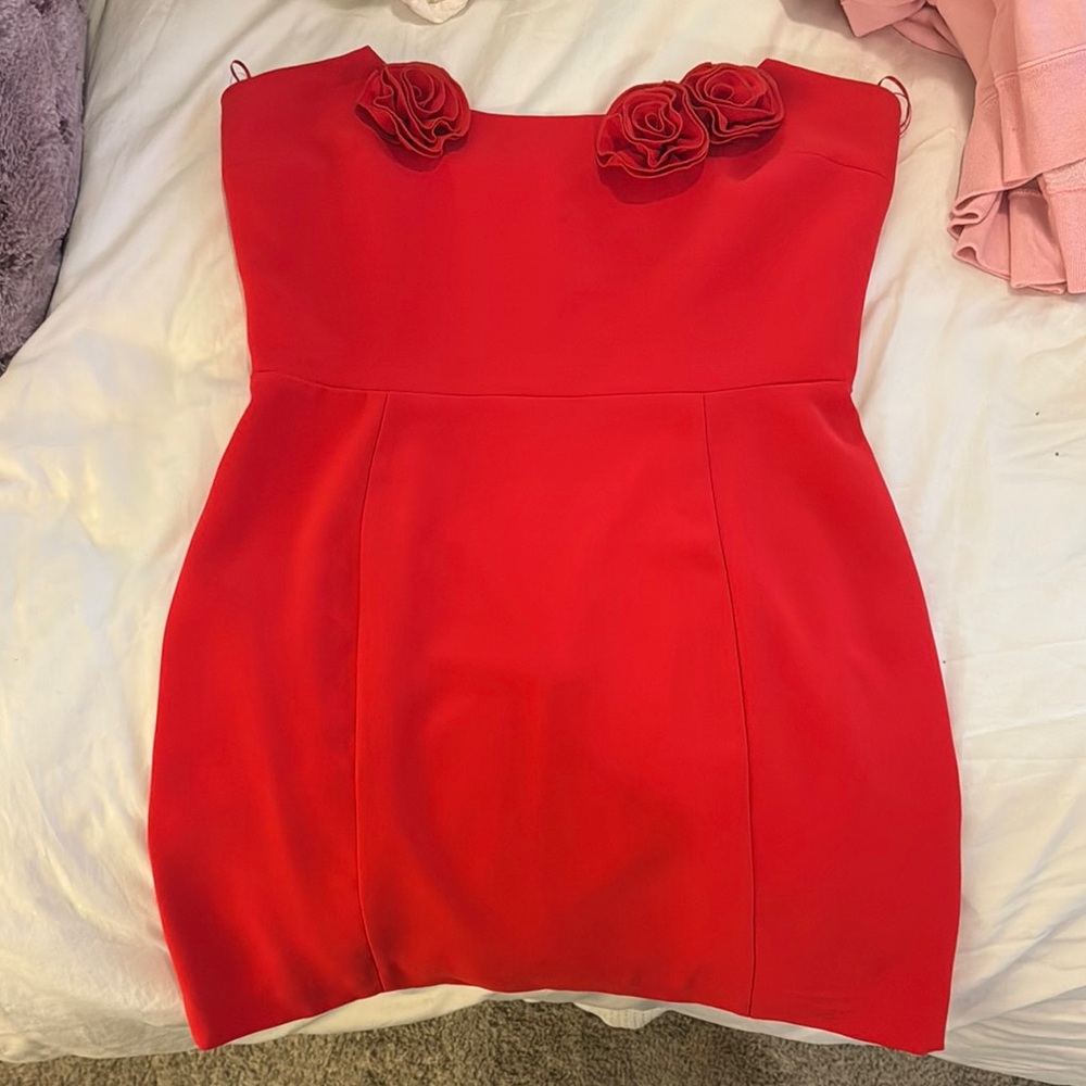 Amanda Uprichard Rosette Dress